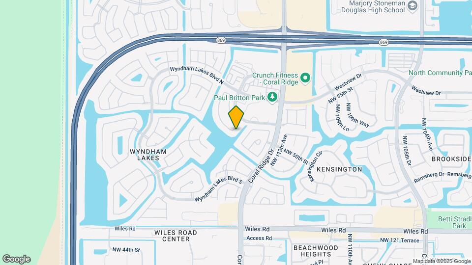 11660 NW 52nd Ct Map and Location Details