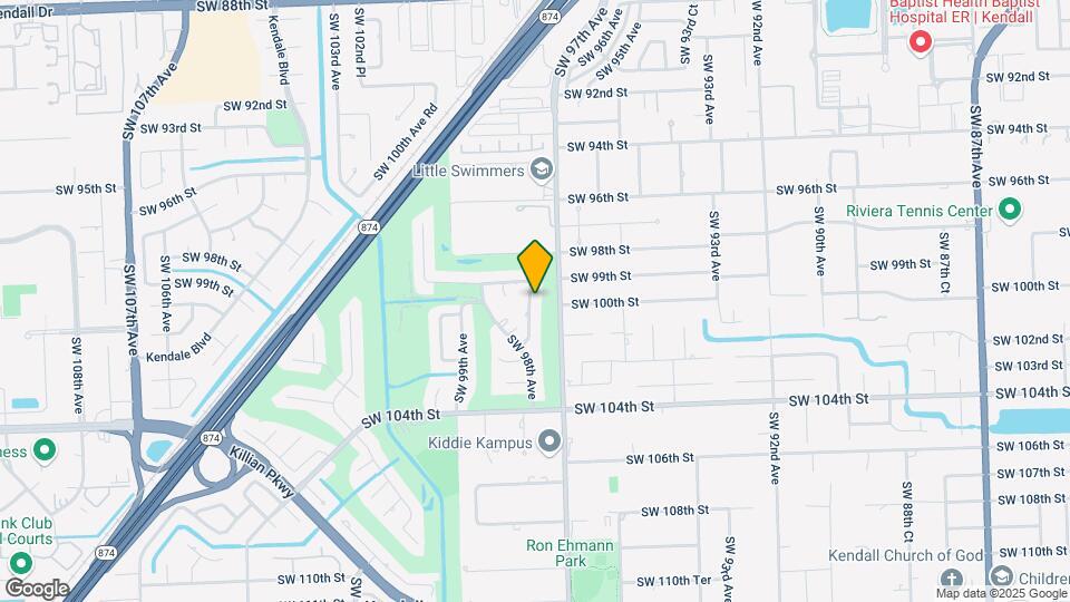 9941 SW 97th Ct Map and Location Details