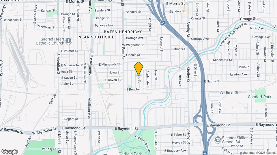 1830 Orleans St Map and Location Details