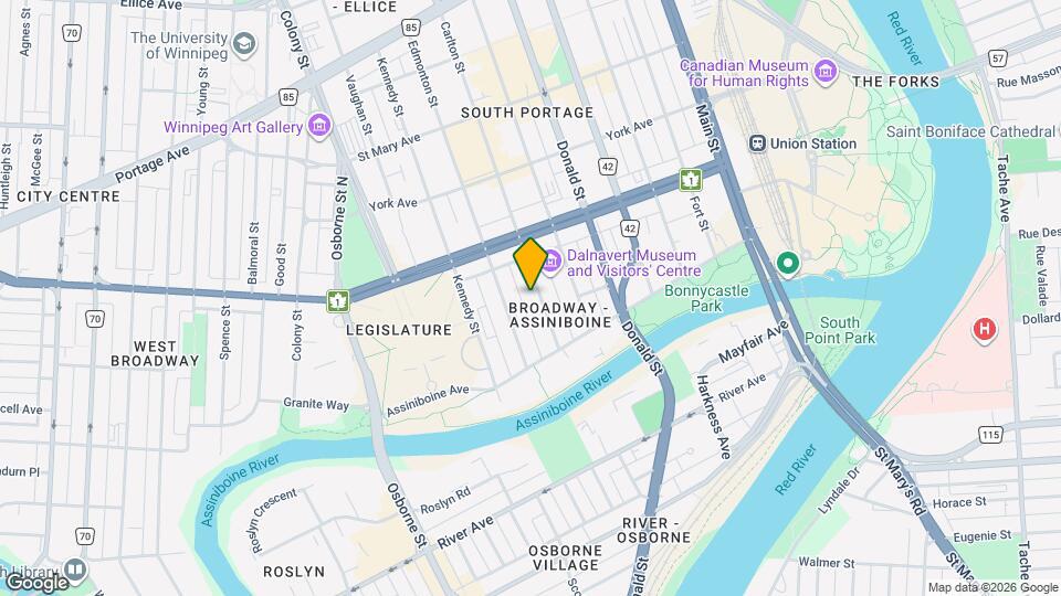 50 Carlton St Map and Location Details