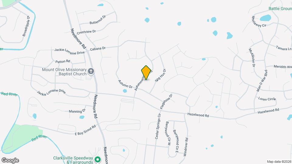 1725 Autumnwood Blvd Map and Location Details