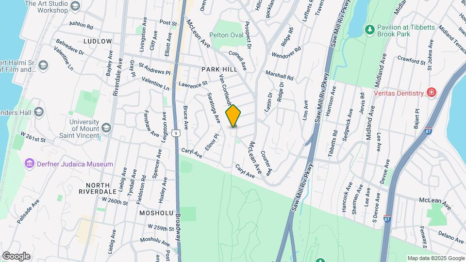 579 Van Cortlandt Pk Ave Map and Location Details