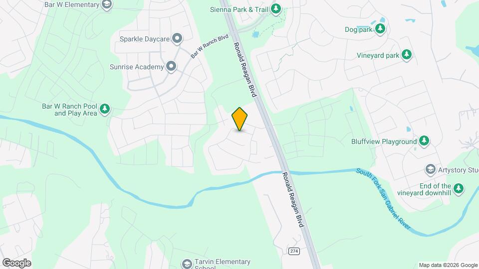 1829 Chickasaw Run Mapa y Detalles de la Ubicación