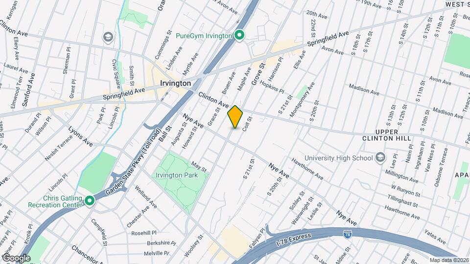 1048 Grove St, Unit 3 Map and Location Details