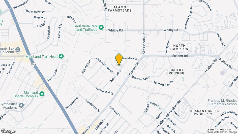 8307 Lou Gehrig St Map and Location Details