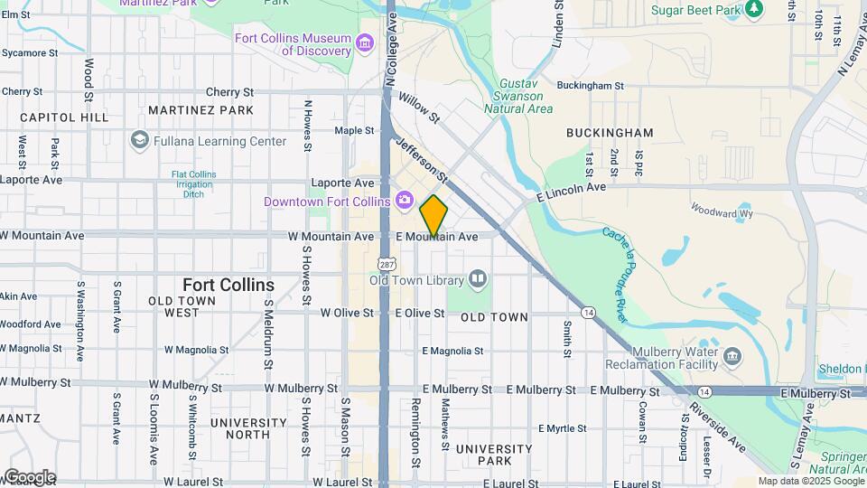 221 E Mountain Ave Map and Location Details