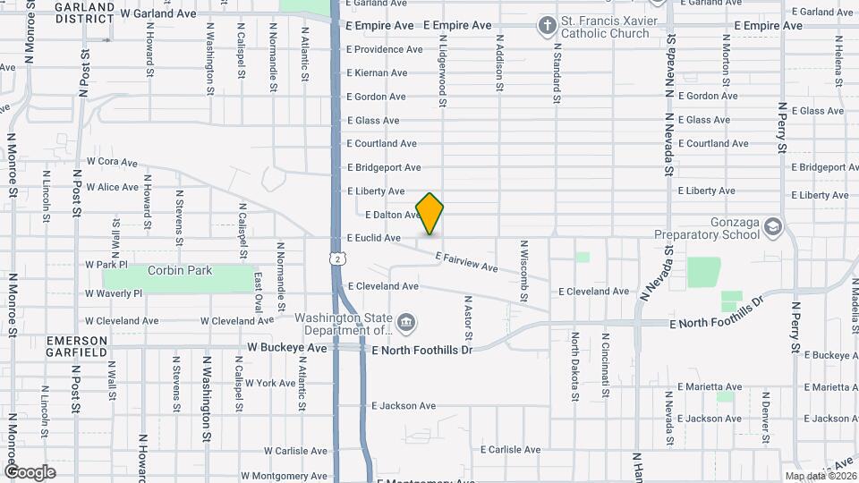 214 E Euclid Ave Mapa y Detalles de la Ubicación