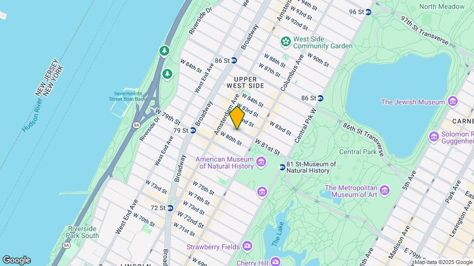 138 W 81st St Map and Location Details