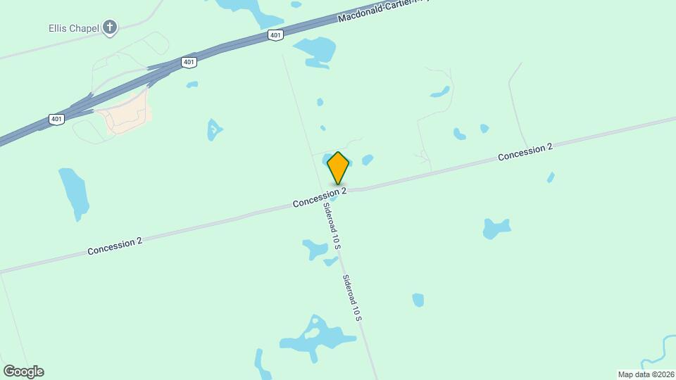6752 Concession 2 Map and Location Details