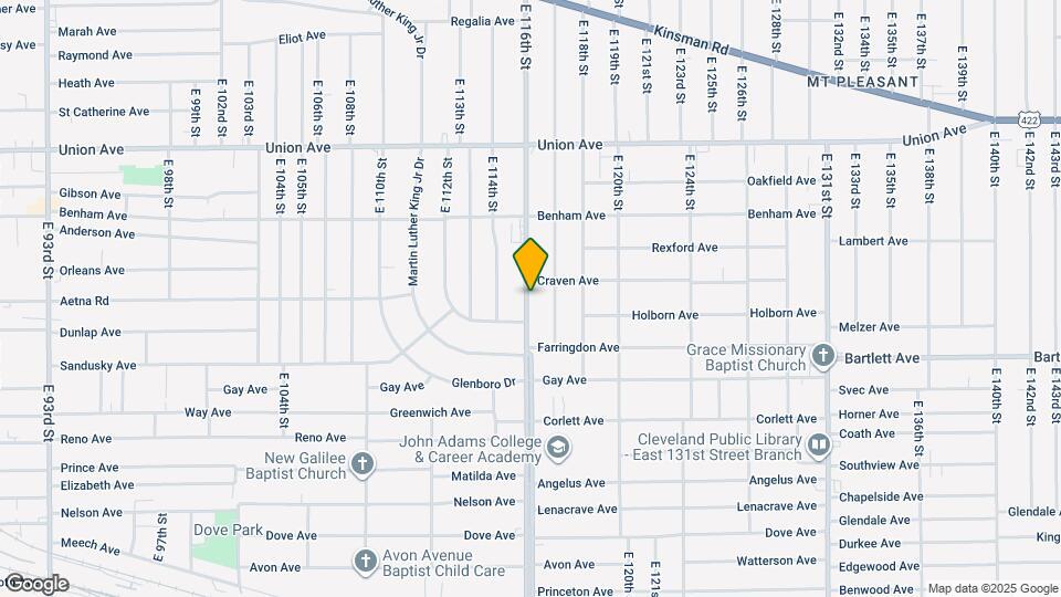 3659 E 116th St Map and Location Details