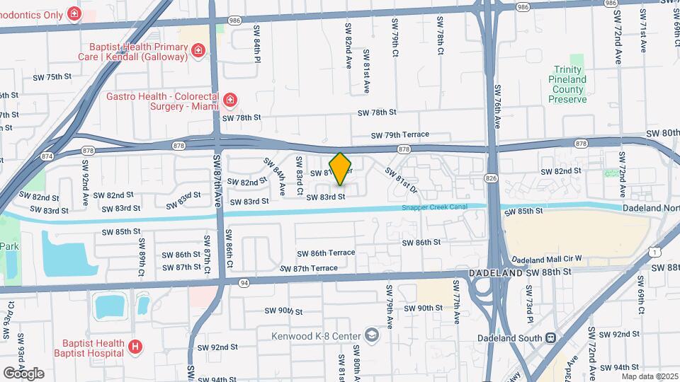 8220 SW 81st Pl-Unit -. Mapa y Detalles de la Ubicación