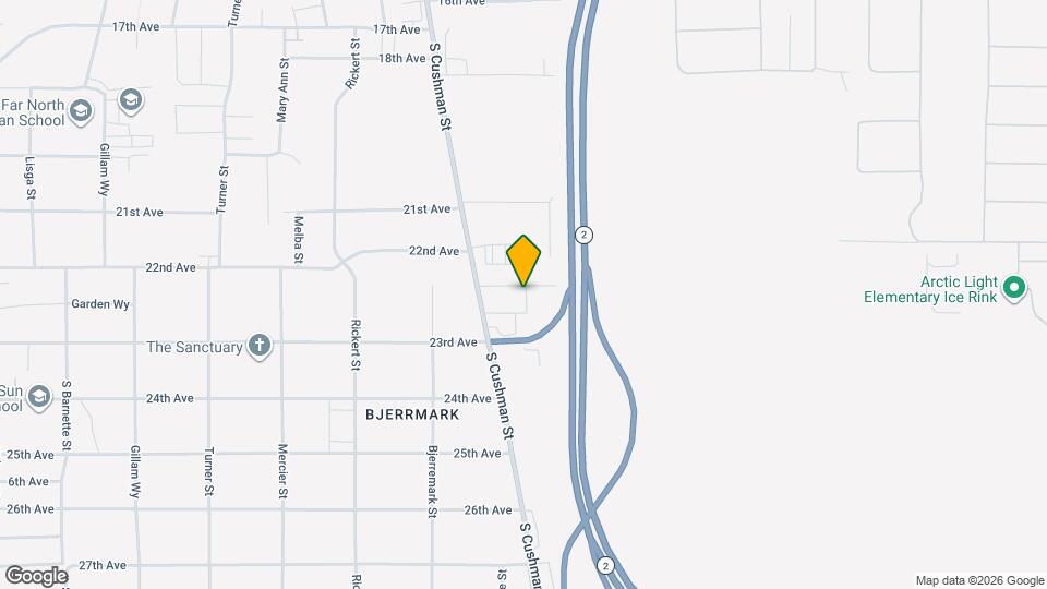 2223 S Cushman St Mapa y Detalles de la Ubicación