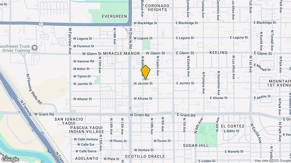 2602 N Balboa Ave Map and Location Details