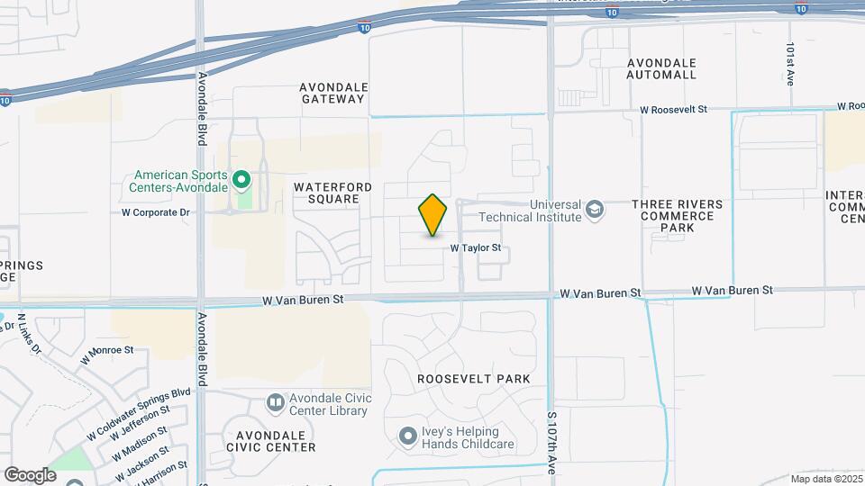 10962 W Taylor St Map and Location Details