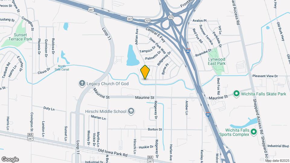 2813 Roanoke Dr Map and Location Details