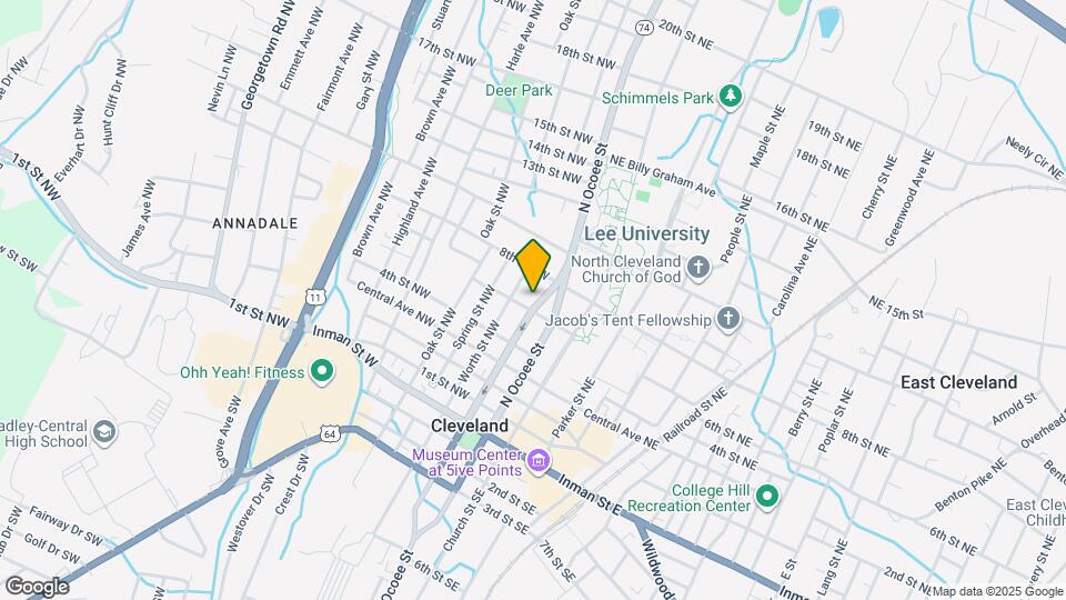 633 Broad St NW Map and Location Details