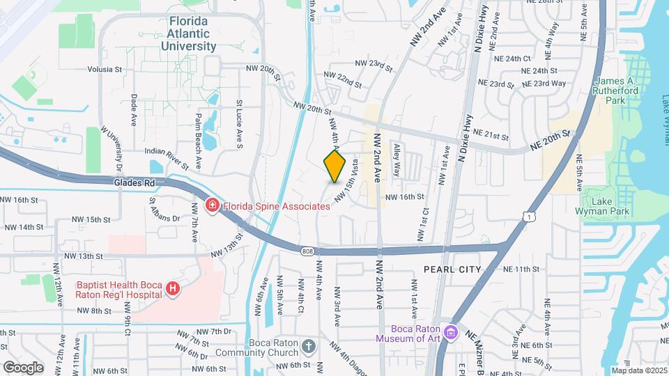 1700 NW 4th Ave Map and Location Details