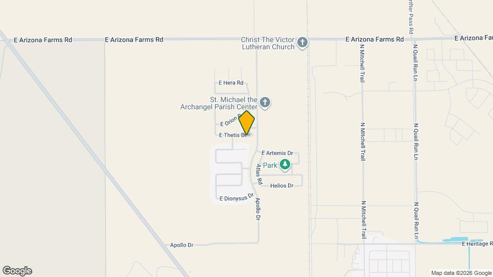 5771 E Thetis Dr Map and Location Details