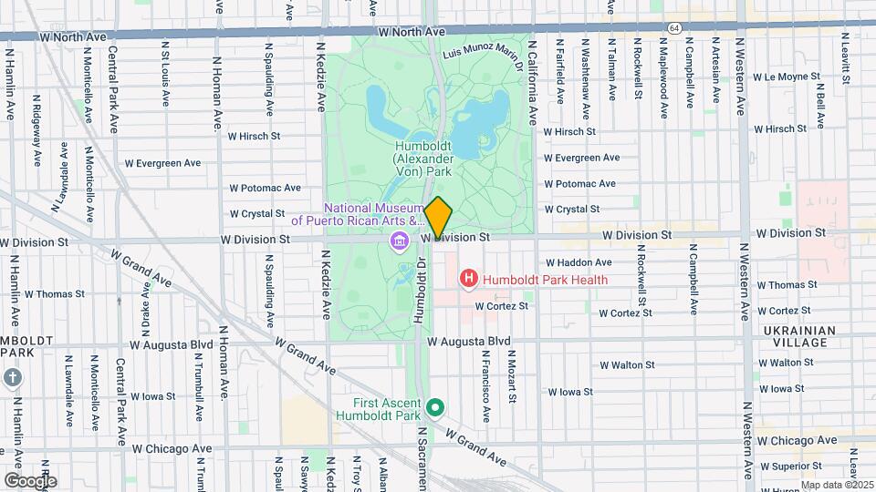 2957 W Division St Map and Location Details