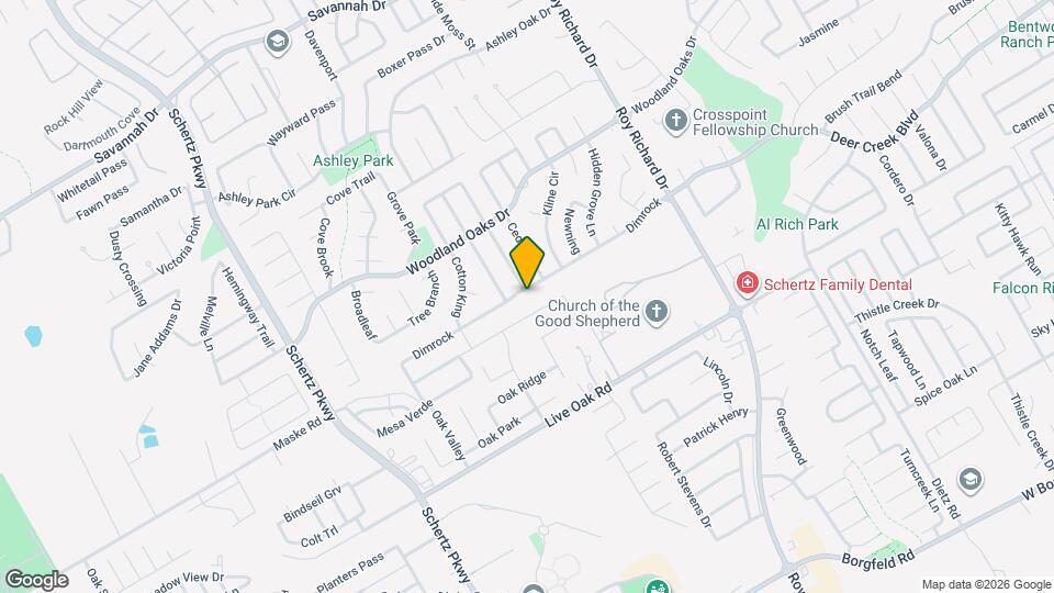 1012 Dimrock Map and Location Details