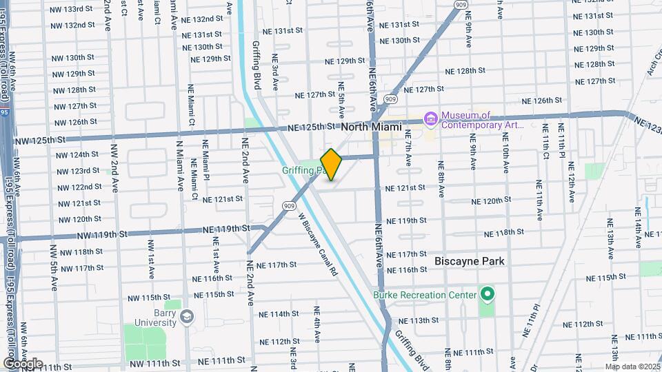 12100 NE 5th Ave Map and Location Details