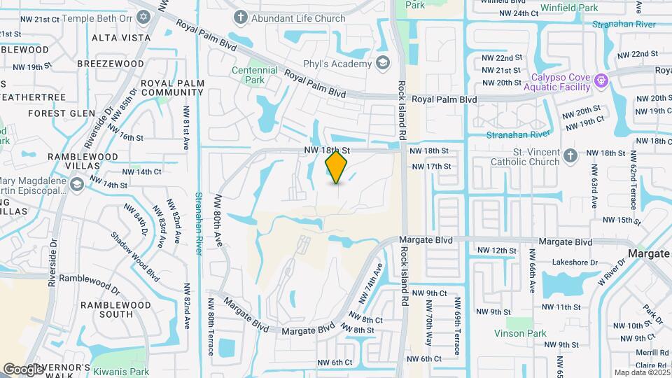 7410 NW 18th St, Unit 102 Map and Location Details