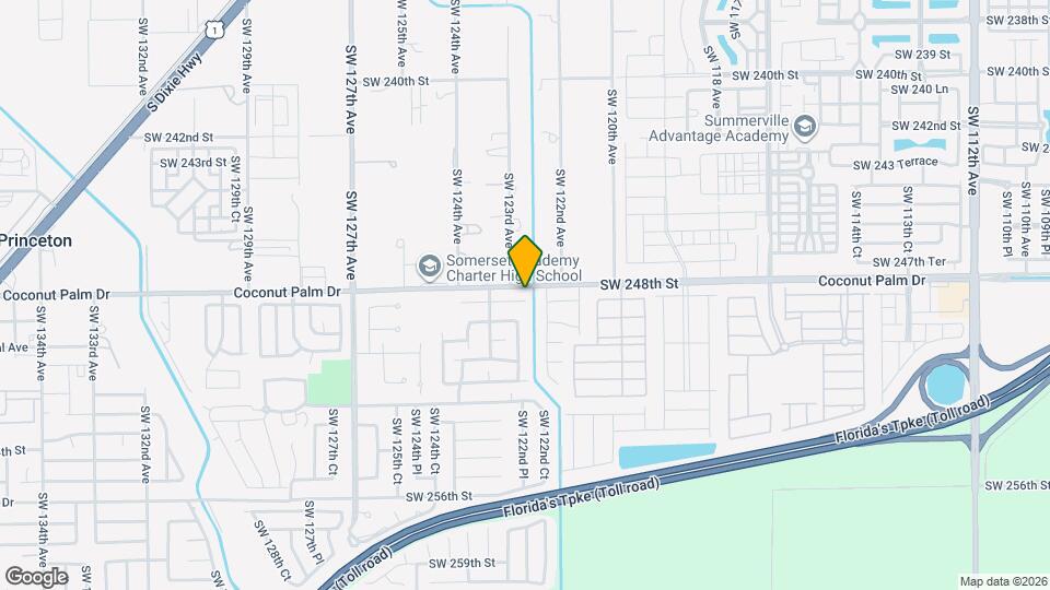 12219 SW 249th St Map and Location Details