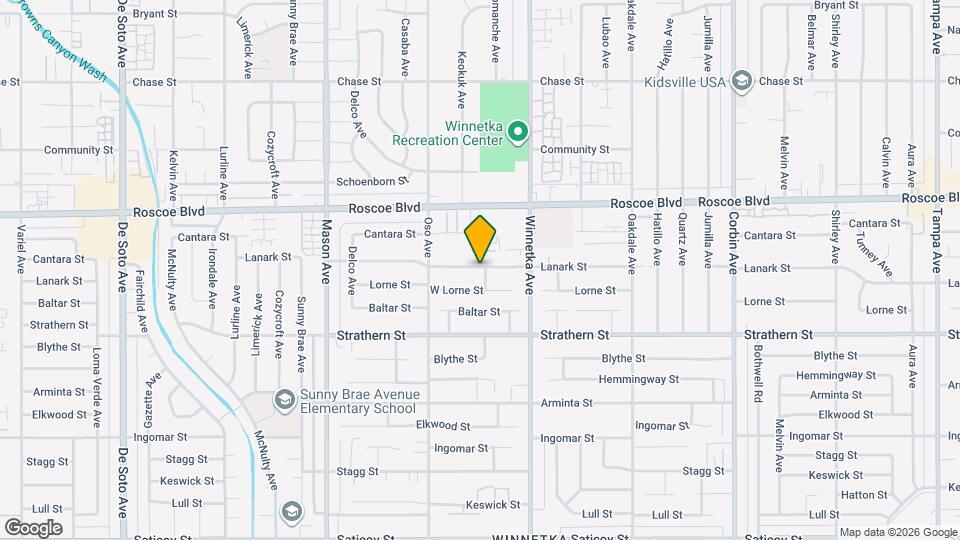 8135 Laramie Ave Map and Location Details