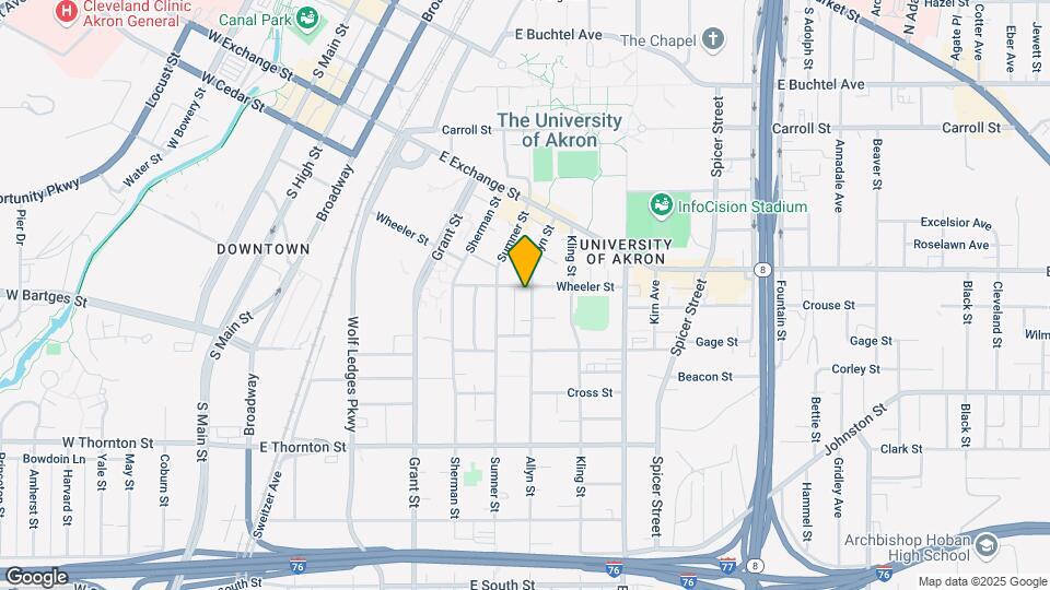 450 Allyn St Map and Location Details