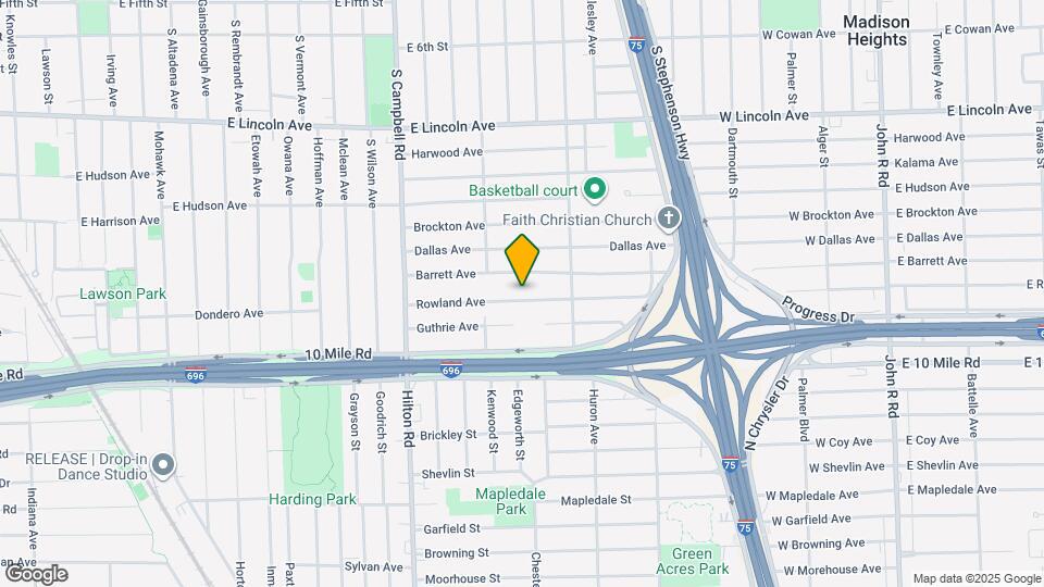 2105 Rowland Ave Map and Location Details