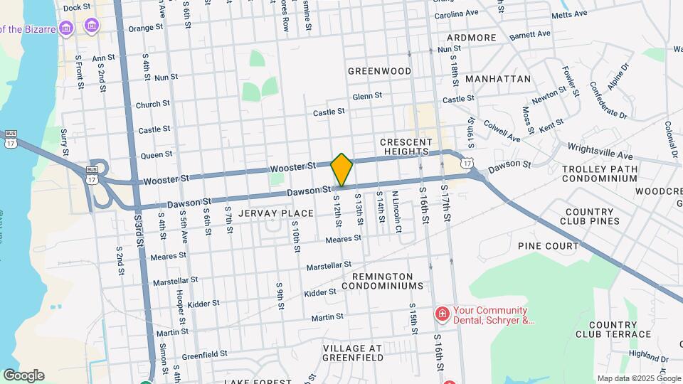 1206 Dawson St Mapa y Detalles de la Ubicación