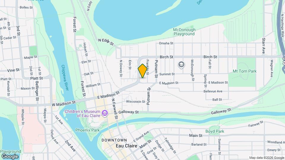 810 E Madison St Map and Location Details