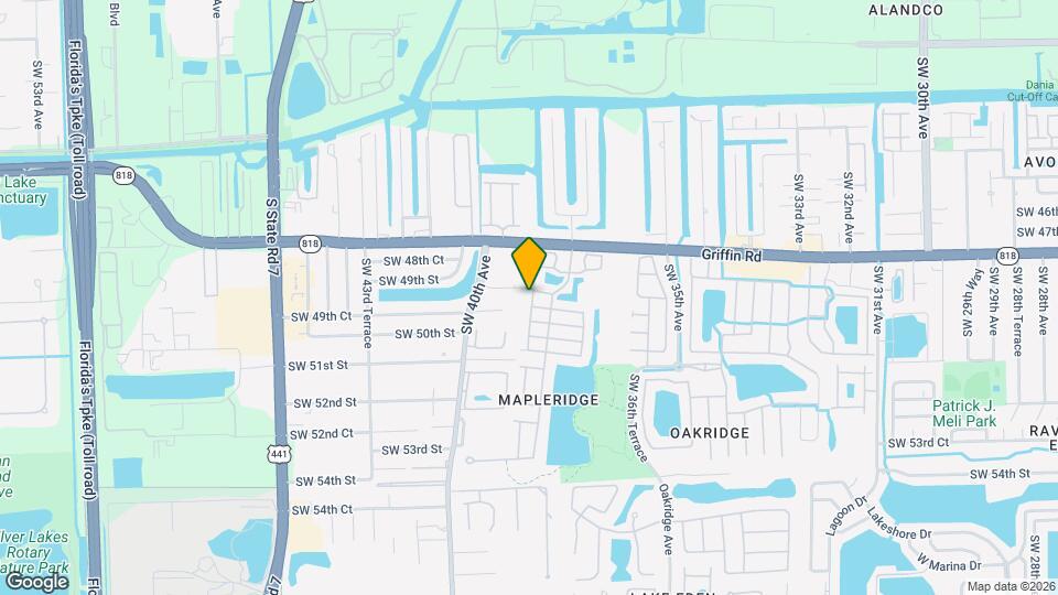 4946 SW 38th Way Map and Location Details
