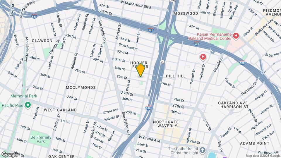 696 29th St Map and Location Details