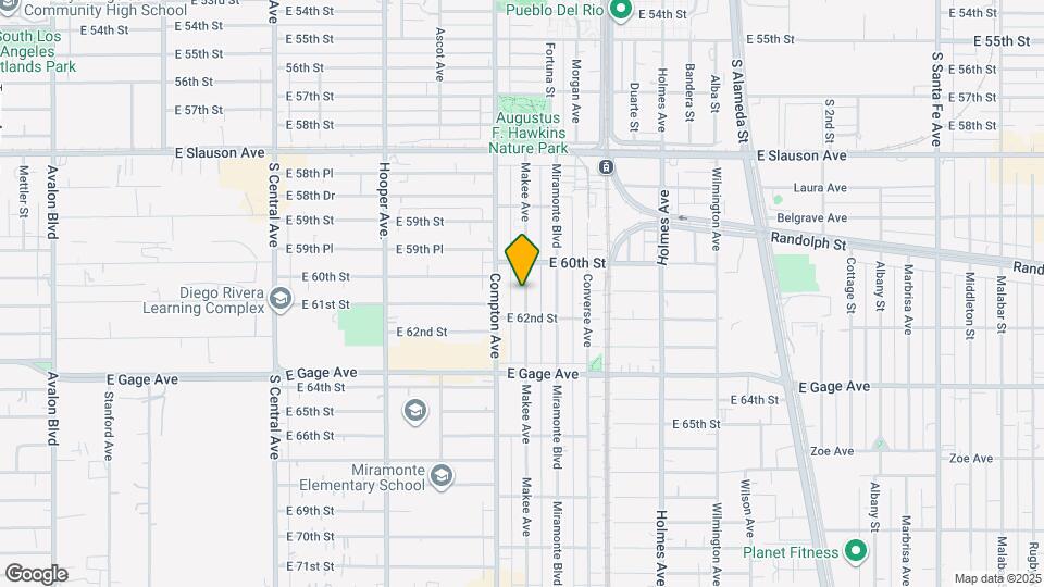 6101 Makee Ave Map and Location Details