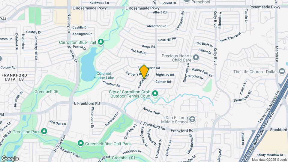 3116 Falkland Rd Map and Location Details