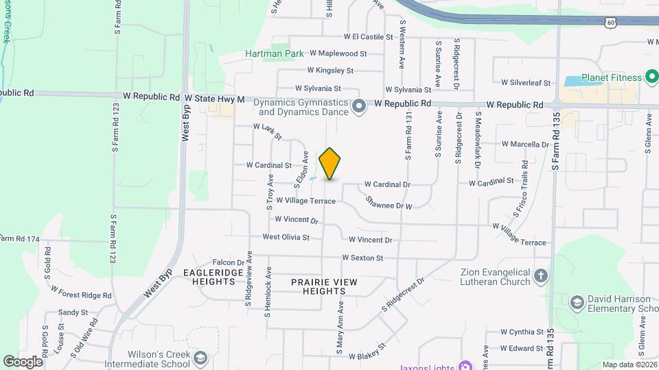 4404 S Hemlock Ave Map and Location Details