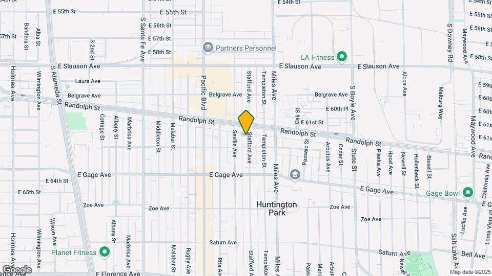 6125 Stafford Ave Mapa y Detalles de la Ubicación
