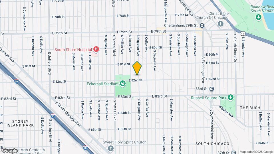 8148 S Kingston Ave-Unit -GARDEN Map and Location Details