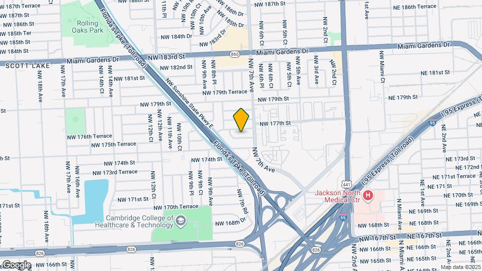 741 NW 175th Dr Map and Location Details