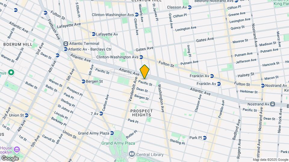 869 Pacific St Mapa y Detalles de la Ubicación