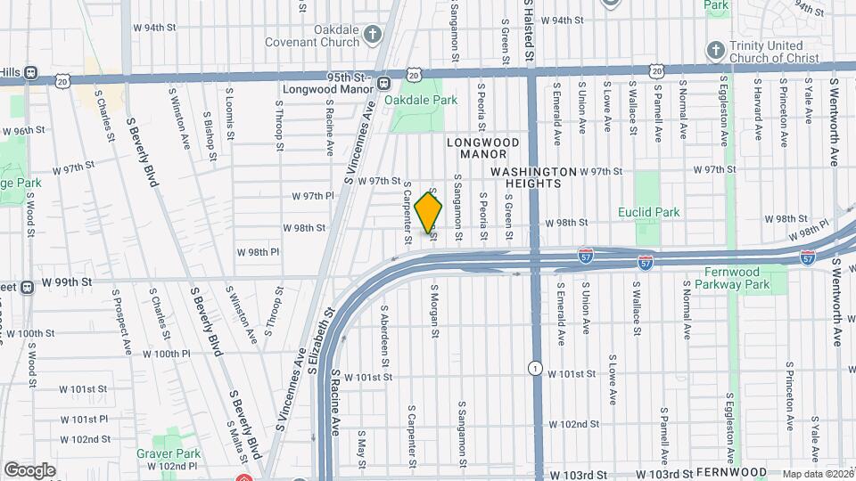 9810 S Morgan St Map and Location Details