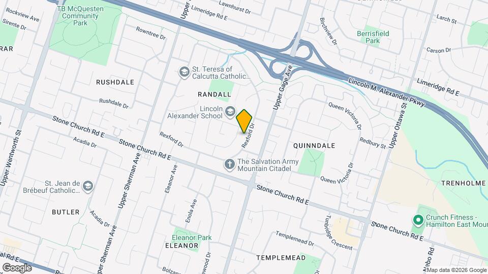 383 Rexford Dr Map and Location Details