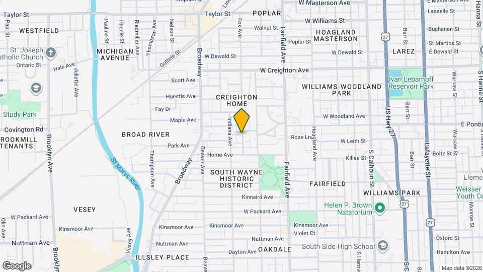 2712 Fox Ave Map and Location Details