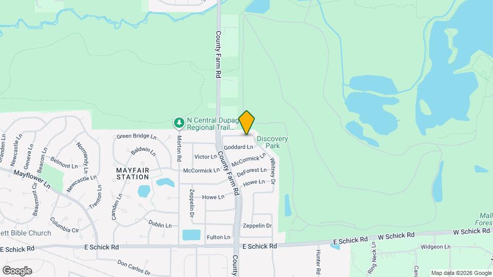 1807 Whitney Dr Map and Location Details
