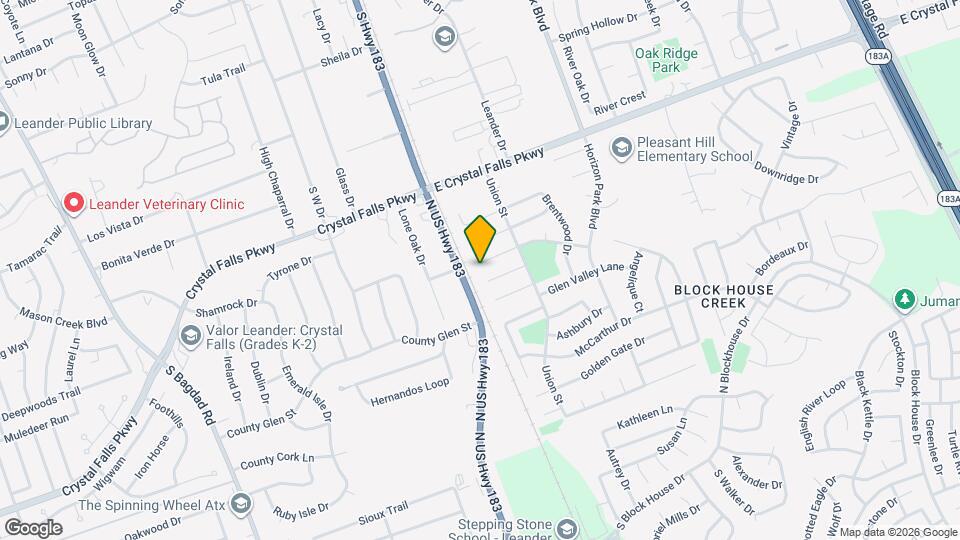 102 Presidio Dr Map and Location Details