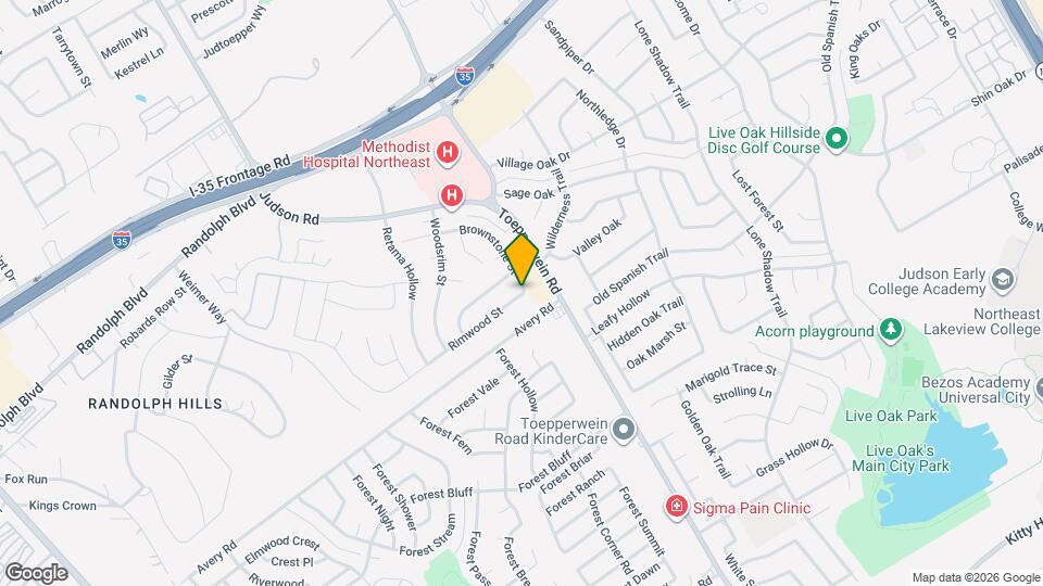 7253 Rimwood St Mapa y Detalles de la Ubicación