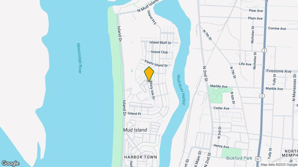 1229 Misty Isle Dr Map and Location Details