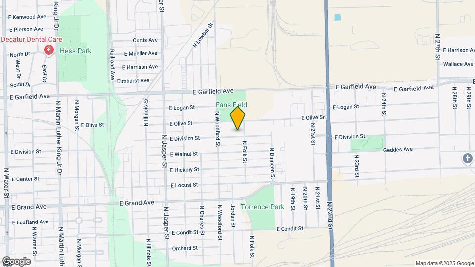 1640 E Division St Mapa y Detalles de la Ubicación