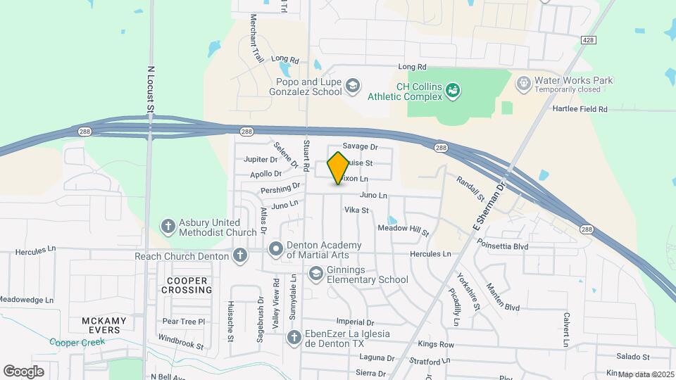 829 Juno Ln Map and Location Details